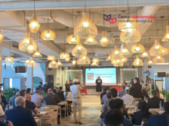 Na Česko-vietnamském obchodním fóru se probíraly nejen obchodní příležitosti podnikání ve Vietnamu. Úvodní slovo místopředsedkyně vlády Aleny Schillerové.